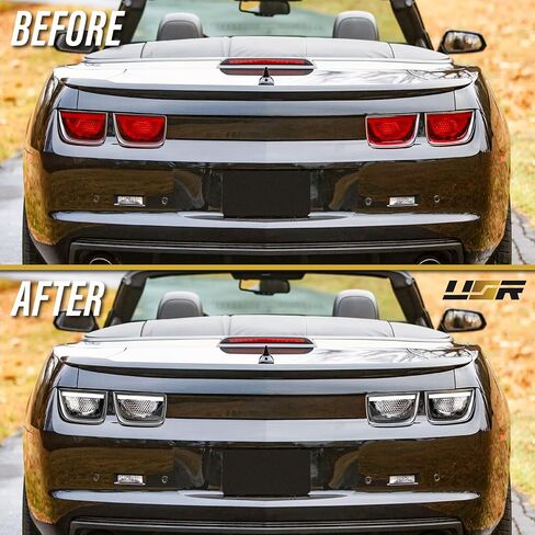 USR 10-13 Camaro Tail Light – Rear Tail Lamps 4pc Set (Left + Right) Compatible with 2010-2013 Chevrolet Camaro 5th GEN All Models LS, LT, SS and ZL1 (OE FROSTED CLEAR LENS with BULBS) in Saudi Arabia