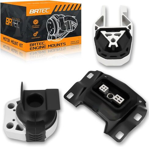 3PCS Engine Motor Mount & Automatic Transmission Mount Set Compatible for Ford Focus 2.0L 2012 2013 2014 2015 2016 2017 2018, Replace# A5312, A5520, A5612 in Saudi Arabia