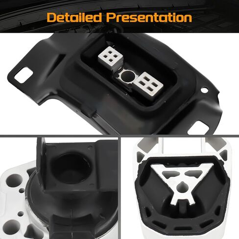 3PCS Engine Motor Mount & Automatic Transmission Mount Set Compatible for Ford Focus 2.0L 2012 2013 2014 2015 2016 2017 2018, Replace# A5312, A5520, A5612 in Saudi Arabia