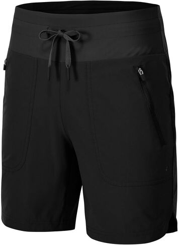 Rdruko Women's Swim Board Shorts with Liner 7" High Waisted UPF 50+ Beach Trunks Shorts in Kuwait