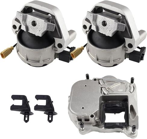 3 قطع حوامل محرك المحرك وحامل ناقل الحركة متوافق مع Audi A6 A7 Quattro Premium Prestige Sport المنافسة 3.0L V6 2012-2018، 4G0399153A 4G0-399-153-A in Kuwait