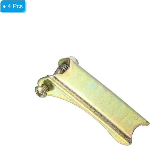 PATIKIL 2.2 Inch Hook Safety Latch Kit, 4 Pack Metal Towing Hitch Replacement for Clevis Hook Trailer, Golden Tone in Saudi Arabia