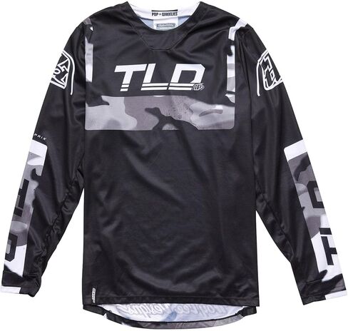 Troy Lee Designs GP Brazen Camo Jersey - Motocross Dirt Bike ATV Enduro Dual Sport Racing Off Road Long Sleeve Riding Gear - Adult Mens (Gray, XL) in Saudi Arabia