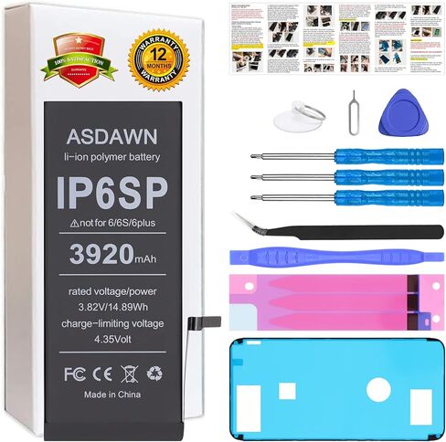 ASDAWN for iPhone 11 Pro Battery Replacement (Not for 11/11 Pro Max), 3180mAh Higher Capacity Battery for iPhone 11 Pro A2215 A2160 A2217 with Professional Tool Set + Installation Instruction in Kuwait