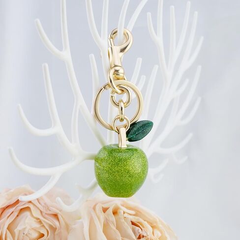 igvean Apple Bag Charm Apple Keychain هدايا للنساء، إكسسوارات محفظة لطيفة، أفضل هدايا عيد الميلاد وعيد الحب لها in Kuwait