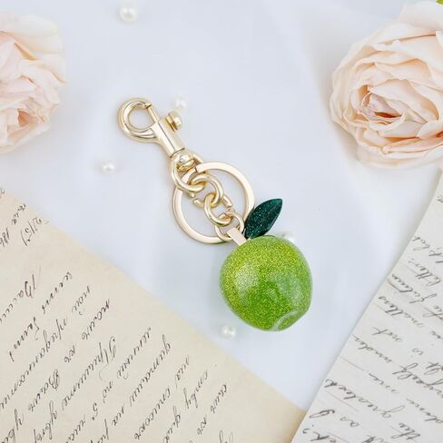 igvean Apple Bag Charm Apple Keychain هدايا للنساء، إكسسوارات محفظة لطيفة، أفضل هدايا عيد الميلاد وعيد الحب لها in Kuwait