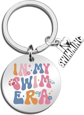 Swim Gifts for Women Unique Pool Keychain for Swim Coach Mom Swimming Lover Gift for Girl Swimmer Best Birthday Gifts for Swimming Team in Kuwait