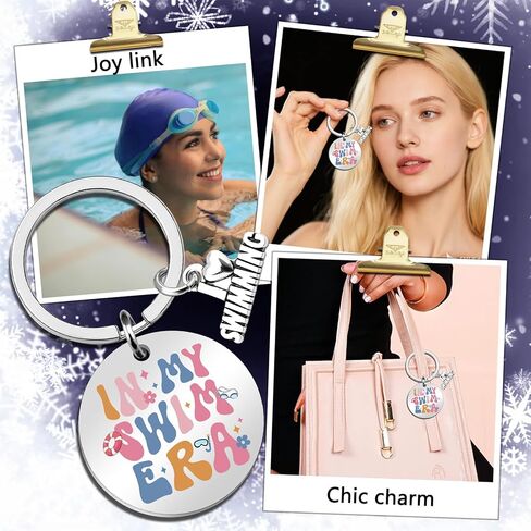 Swim Gifts for Women Unique Pool Keychain for Swim Coach Mom Swimming Lover Gift for Girl Swimmer Best Birthday Gifts for Swimming Team in Kuwait