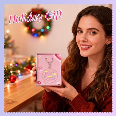 Joyclub Acrylic Keychain Blanks Kit - 140 Pcs Including Clear Round Acrylic Blanks, UV Stickers, Tassels, Key Rings, Jump Rings, Packing Cards and Bags for DIY Vinyl Crafting in Kuwait