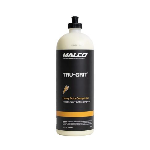 Malco Tru Grit - Heavy Duty Buffing and Polishing Compound for Cars/Automotive Paint Correction and Detailing/Removes 1000-1500 Grit Sand Scratches / 32 Oz. (120032) in Kuwait