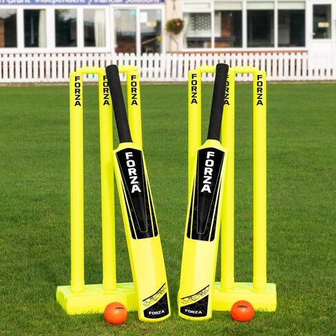 NWS Backyard Cricket Sets | Kwik Cricket | Bats, Stumps, Bails, Balls and A Carry Bag [3 Sizes] in Kuwait