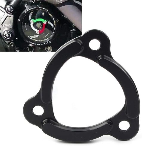 Cnswee6 Clear Clutch Cover Racing Spring Retainer Pressure Plate for Ducati 959/1199/1299/V4/MTS 1200 Scrambler 800, Black in Saudi Arabia