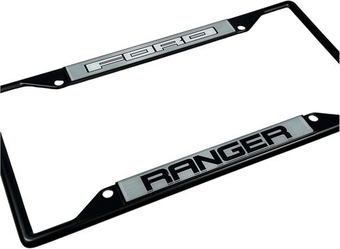 Eurosport Daytona - Compatible with Ford - Ranger - Daytona Lite Black License Plate Frame in Saudi Arabia