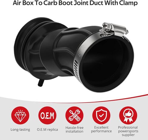 JAVIK Air Box To Carb Boot Joint Duct With Clamp For Yamaha XT225 1992-2007 TTR225 1992-2004 O.E.M# 3RW-14453-01-00 in Saudi Arabia