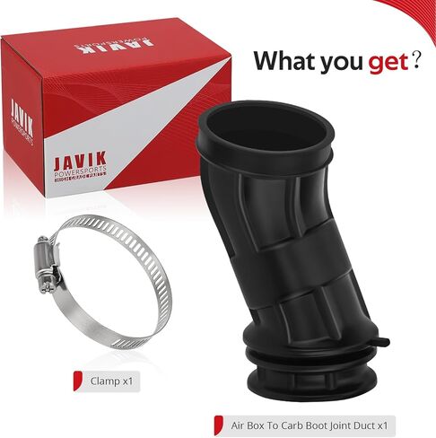 JAVIK Air Box To Carb Boot Joint Duct With Clamp For Yamaha XT225 1992-2007 TTR225 1992-2004 O.E.M# 3RW-14453-01-00 in Saudi Arabia
