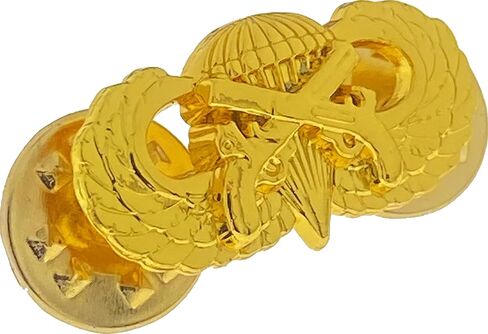 MINI Miniature Military Police Jump Wing Airborne US Army MP Cross Pistols Gold Plated Insignia 1" Pin in Saudi Arabia