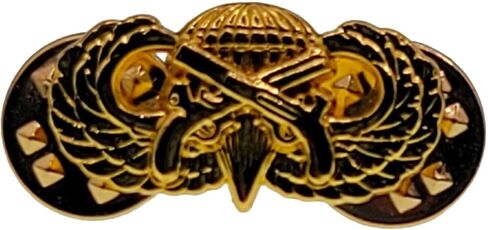 MINI Miniature Military Police Jump Wing Airborne US Army MP Cross Pistols Gold Plated Insignia 1" Pin in Saudi Arabia