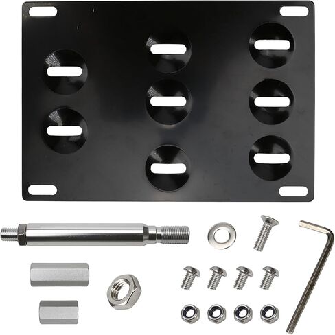 Front Bumper Tow Hook License Plate Bracket Frame Fit for Subaru BRZ 2013–2020 Forester 2009–2021, Crosstrek 2013–2021 WRX STi 2015–2019 Impreza 2015–2017 Scion FRS 2013–2017 Toyota 86 2017–2019 in Saudi Arabia