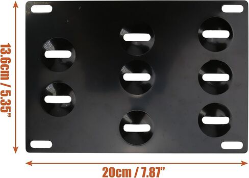 Front Bumper Tow Hook License Plate Bracket Frame Fit for Subaru BRZ 2013–2020 Forester 2009–2021, Crosstrek 2013–2021 WRX STi 2015–2019 Impreza 2015–2017 Scion FRS 2013–2017 Toyota 86 2017–2019 in Saudi Arabia