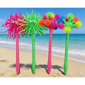 6 Pcs Fun Novelty Pens Silly Pens Sea Urchin Pen Funny Ballpoint Pen Creative Stationery with Blue Ink for Writing at School Home Office in Kuwait