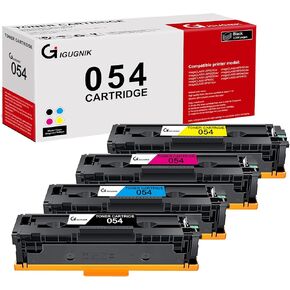 4 Pack 054 Toner Cartridge Set: Compatible 054 CRG-054 with chip Replacement for Canon 054 MF642Cdw MF644Cdw LBP622Cdw LBP623Cdw MF641Cdw Printer (BK/C/M/Y) in Kuwait