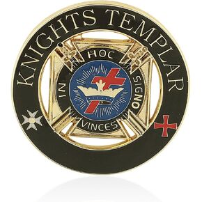 فرسان تمبلر يورك طقوس القيادة الماسونية/دبوس طية صدر السترة الماسونية. in Kuwait