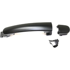 Garage-Pro Exterior Front Door Handle Compatible with Volkswagen TIGUAN 2009-2017/JETTA 2011-2018 RH Primed Black Plastic (=REAR RH/LH) in Kuwait