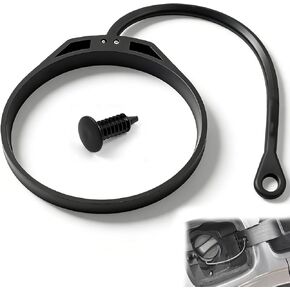 Car Gas Cap Tether with Eyelet Replce OE 1J0201550/ 180201556 Compatible with VW Golf Beetle/Audi A3 A1, Anti Loss Gas Cap Retainer Strap with Rivet Fastener in Kuwait