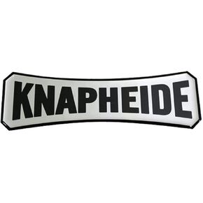 Knapheide 12315867، 1.75 بوصة ارتفاع × 5.25 بوصة عرض، شعار Knapheide كروم in Kuwait