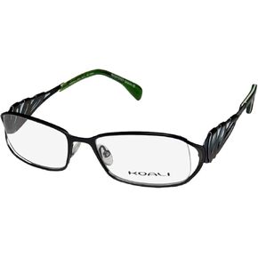 MOREL Koali 6919k For Ladies/Women French Designer Full-Rim Shape Premium Materials Hard Case Eyeglasses/Spectacles (50-17-135, Black/Gray) in Kuwait