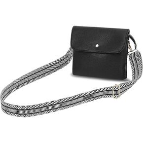 حقيبة كروس نسائية صغيرة - محفظة هاتف مزدوجة الطبقات، حقيبة كتف للسفر in Kuwait