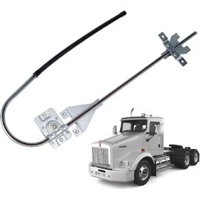 Driver Side Manual Window Regulator Compatible with Kenworth C500, T300, T800, W900B, W900L (1997-2009), T600B (1997-2003) Replace# K092-407, HLK2557 in Kuwait