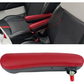 مسند ذراع للمقعد الأمامي للسائق قابل للتعديل، مسند ذراع أحمر متوافق مع فيات 500 2016-2019، استبدال 6BV31KRLAA (أحمر) in Kuwait