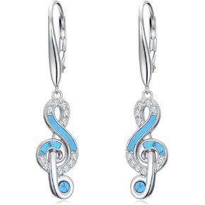 St Patricks Day Earrings Shamrock Earrings Irish Claddagh Earring for Women Sterling Silver Good Lucky Celtic Green Four Leaf Clover Jewelry Gift in Kuwait