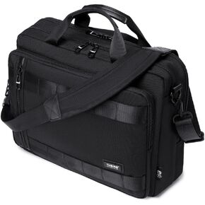 3 in 1 Laptop Bag for Men 15.6-17 Inch Computer Bag Laptop Backpack Convertible Briefcase Messenger Shoulder Bag Work Business Backpack Travel Bag for Men/Women Black in Saudi Arabia