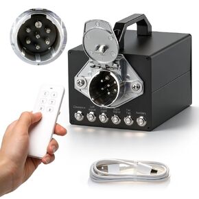 Professional Trailer Light Tester, Wireless Remote One-Person Operation, Built-in 12V 10Ah Rechargeable Battery, IP68 Waterproof All-Metal Housing, Compatible with 7-Way Round Pin Connector in Kuwait
