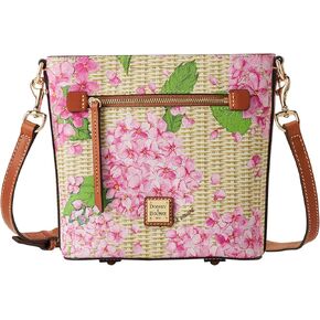 Dooney & Bourke Handbag, Hydrangea Basketweave Small Zip Crossbody in Kuwait