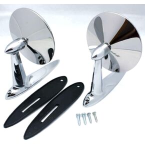 Door Mirrors, 2Pc Set, Compatible with Chevrolet 1955-57 Bel Air in Kuwait