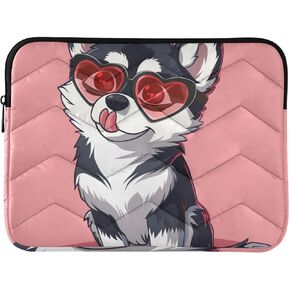 حافظة كمبيوتر محمول ملونة بطبعة جلد الفهد مقاس 15.6 بوصة، حقيبة كمبيوتر محمول واقية وحقيبة كمبيوتر محمول وغطاء للكمبيوتر المحمول لحمل حقيبة الكمبيوتر للعمل أثناء السفر in Kuwait