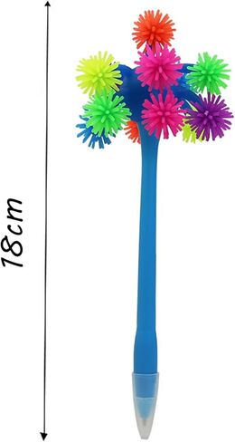6 Pcs Fun Novelty Pens Silly Pens Sea Urchin Pen Funny Ballpoint Pen Creative Stationery with Blue Ink for Writing at School Home Office in Kuwait