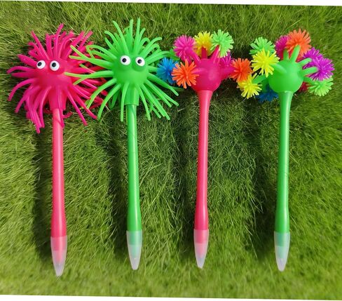 6 Pcs Fun Novelty Pens Silly Pens Sea Urchin Pen Funny Ballpoint Pen Creative Stationery with Blue Ink for Writing at School Home Office in Kuwait