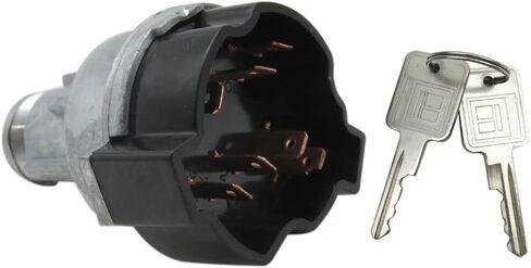 1116683 Ignition Lock Cylinder Starter Switch with Keys - 7Pin for 1967-1972 Chevrolet C10/C20/C30 Pickup in Saudi Arabia