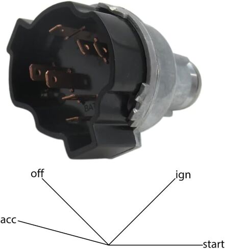 1116683 Ignition Lock Cylinder Starter Switch with Keys - 7Pin for 1967-1972 Chevrolet C10/C20/C30 Pickup in Saudi Arabia