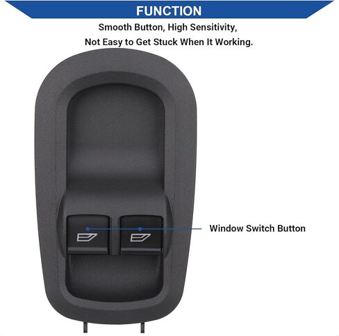Obaee Window Switch Control Button Compatible with Ford Transit MK8 Custom 2014-2019 Replacement OEM 2029885 1791339，4+8 Pins in Saudi Arabia