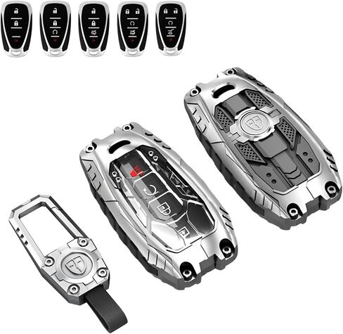 Key fob Case Cover with Keychain Fits for Chevy Key Accessories in Kuwait