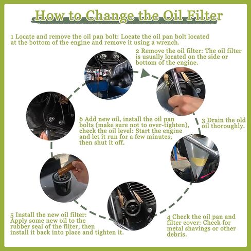 JA&MIU Premium Motorcycle Oil Filter Compatible with Harley Davidson 2011-2012 Blackline 2013-2020 Breakout 2008-2011 Cross Bones 2014-2020 CVO etc,JM-171B in Kuwait