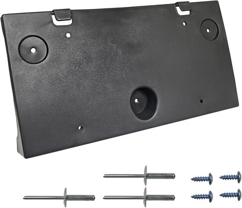 Front License Plate Frame Mounting Bracket Tag Holder Textured Black Fits for Ford Expedition 2022 2023 2024 Replace FO1068194 NL1Z17A385AA in Kuwait