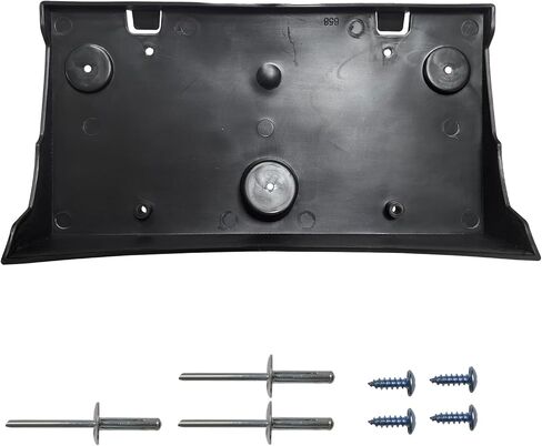 Front License Plate Frame Mounting Bracket Tag Holder Textured Black Fits for Ford Expedition 2022 2023 2024 Replace FO1068194 NL1Z17A385AA in Kuwait