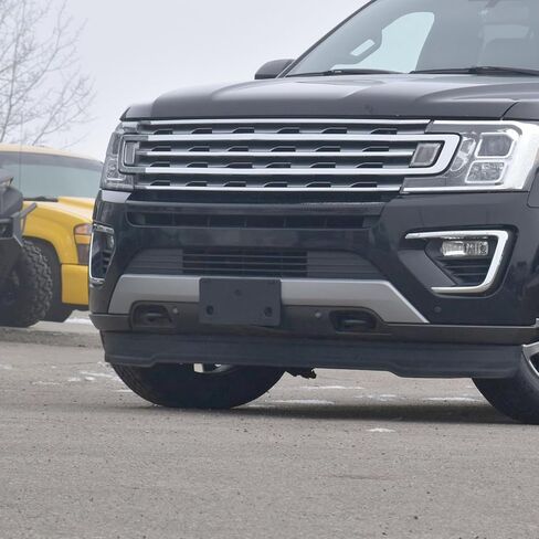 Front License Plate Frame Mounting Bracket Tag Holder Textured Black Fits for Ford Expedition 2022 2023 2024 Replace FO1068194 NL1Z17A385AA in Kuwait