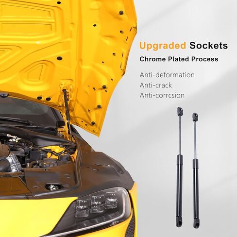 متوافق مع Toyota Supra GR A90 A91 MK5 2019-2024+ دعامات غطاء المحرك الهيدروليكي، قطعتان من دعامات رفع الغطاء الأمامي، صدمات رفع غطاء المحرك الهيدروليكي التي تعمل بالغاز، دعامات دعم الينابيع، مجموعات المساعدة in Saudi Arabia